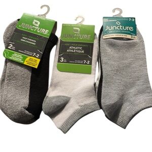 Kids Athletic Socks - Black, White, Gray sz 7-2